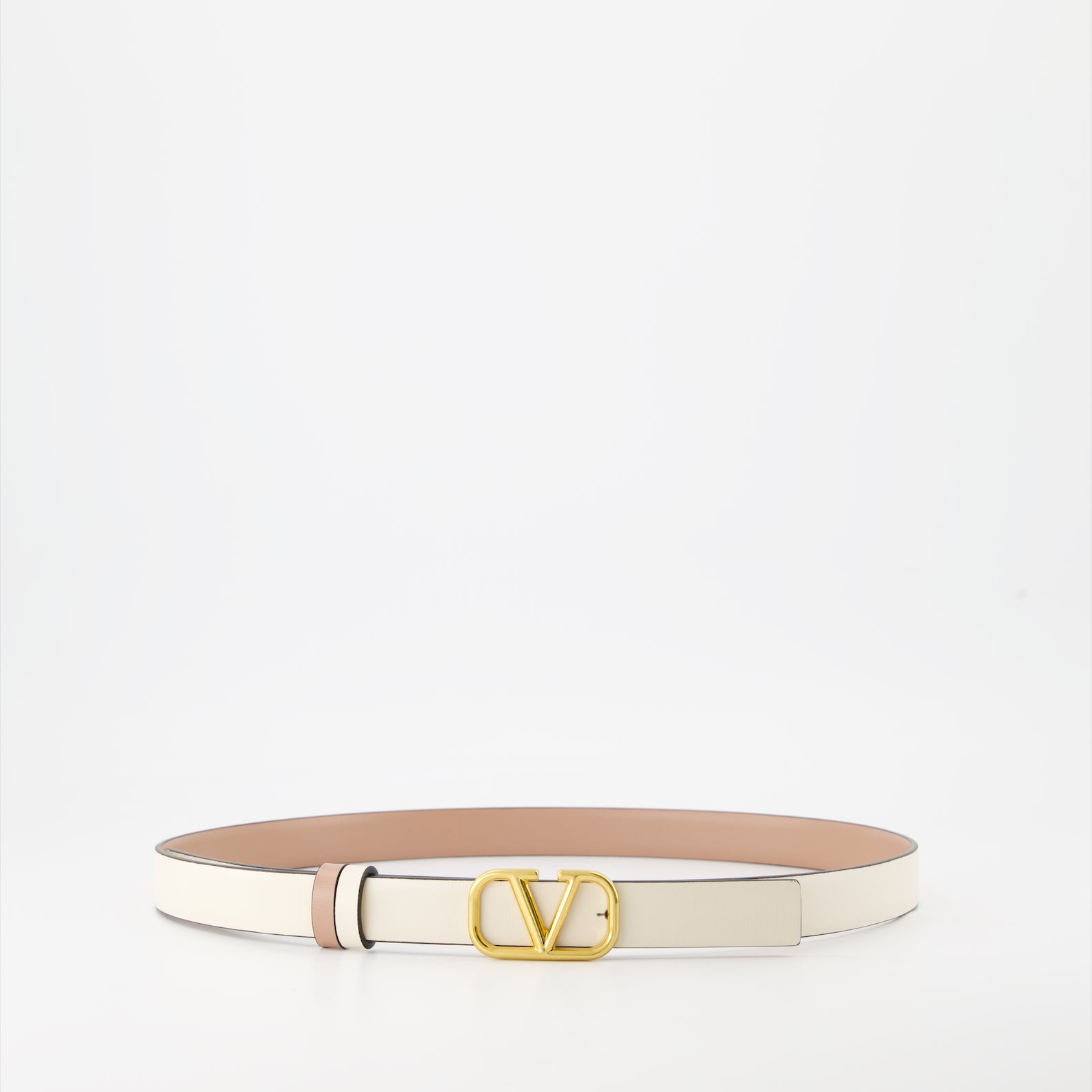 Cinture Ceinture VLogo réversible Valentino Garavani Beige Femme