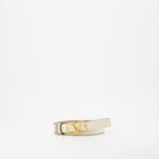 Cinture Ceinture VLogo réversible Valentino Garavani Beige Femme