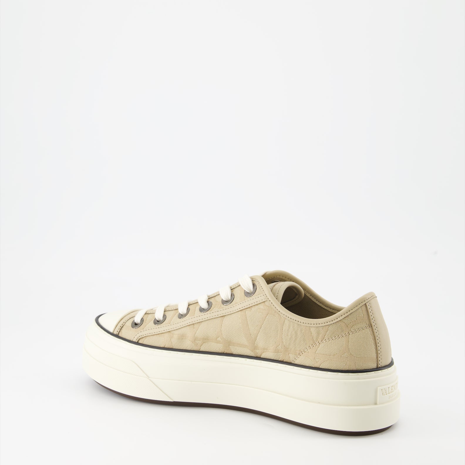 Sneakers Baskets Totaloop VLogo Valentino Garavani Beige Femme