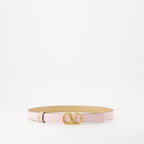 Cinture Ceinture VLogo réversible Valentino Garavani Rosa Femme