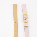 Cinture Ceinture VLogo réversible Valentino Garavani Rosa Femme