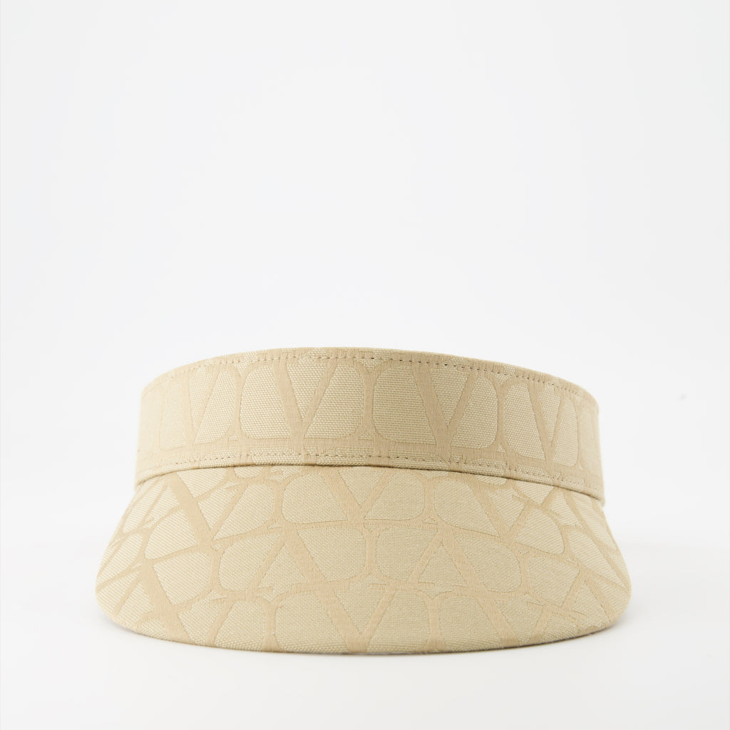 Chapéus, bonés e gorros Visière VLogo Valentino Garavani Bege Femme
