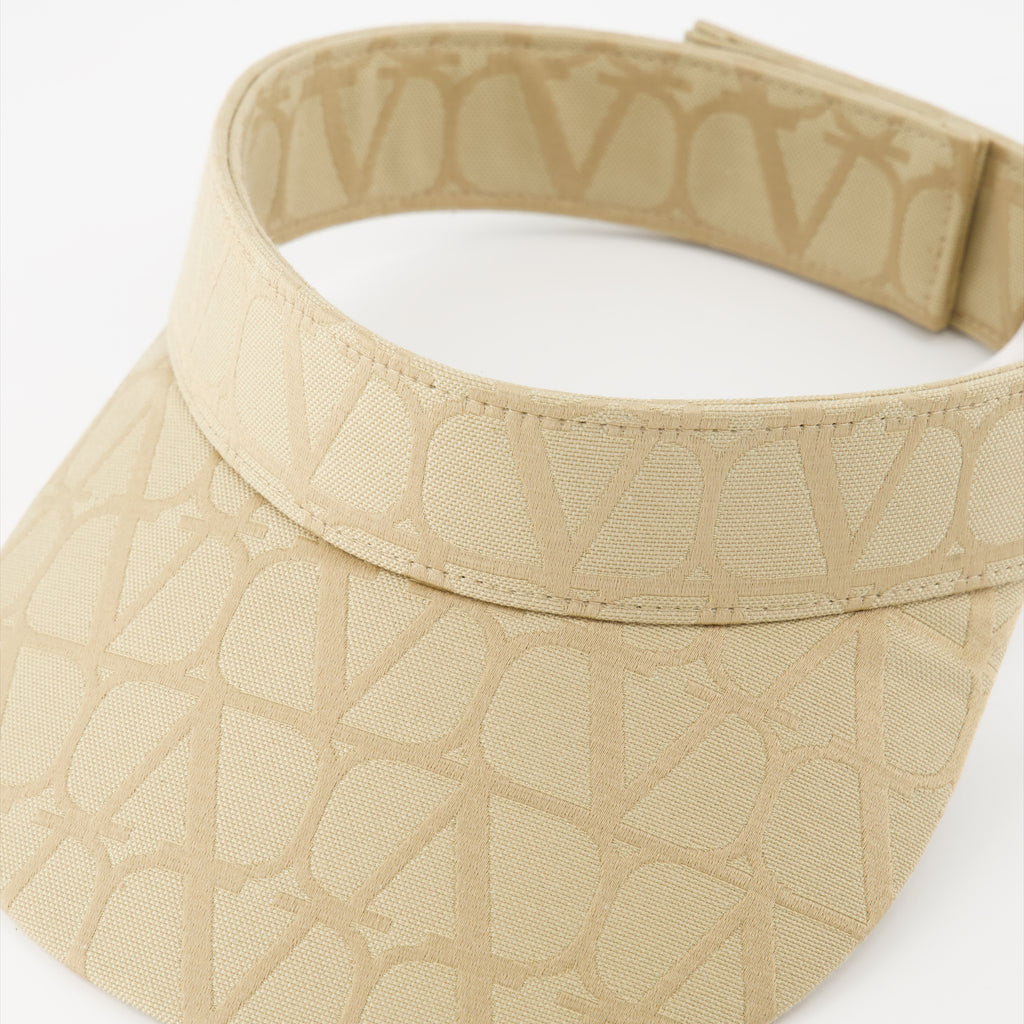 Chapéus, bonés e gorros Visière VLogo Valentino Garavani Bege Femme