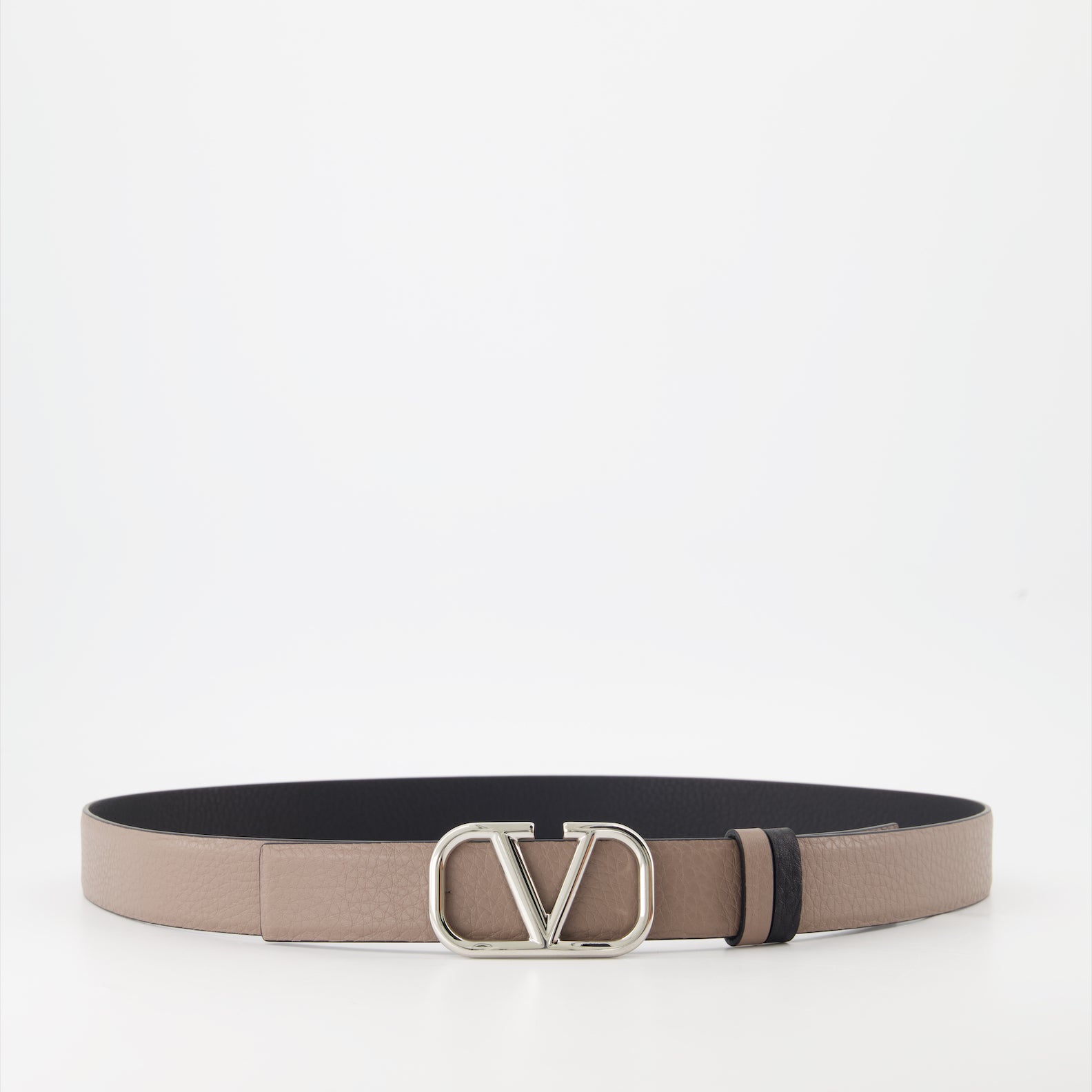 Cinture Ceinture VLogo réversible Valentino Garavani Beige Homme