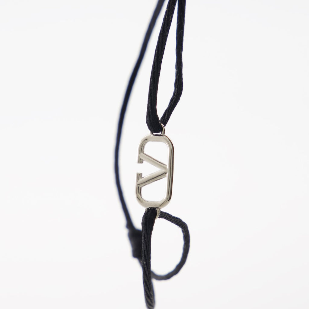 Joias Bracelet VLogo Valentino Garavani Preto Homme