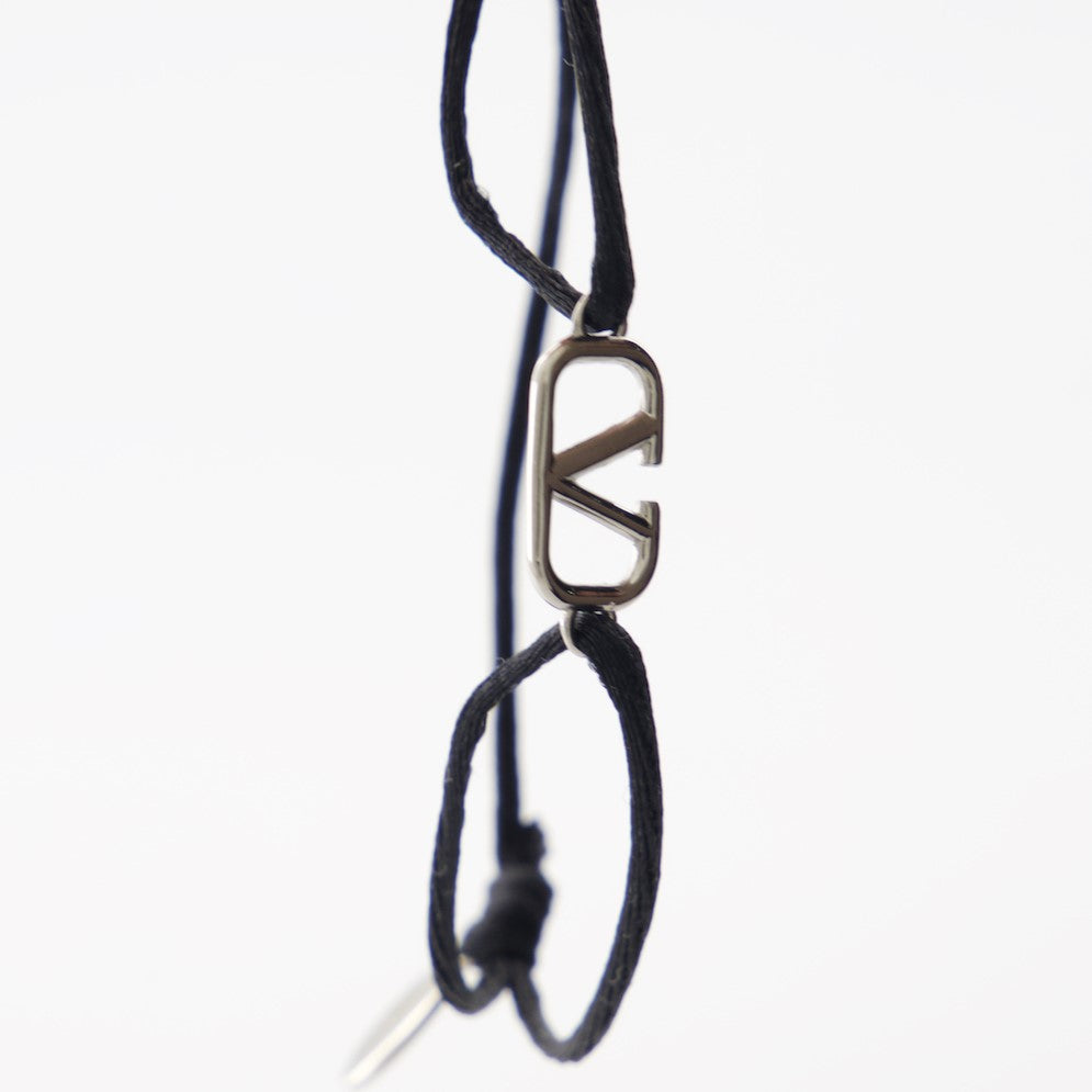 Joias Bracelet VLogo Valentino Garavani Preto Homme