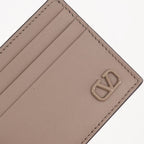 Small leather goods VLogo Card Holder Valentino Garavani Beige Man