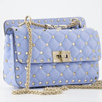 Borse a tracolla Sac Spike Valentino Garavani Blu Femme