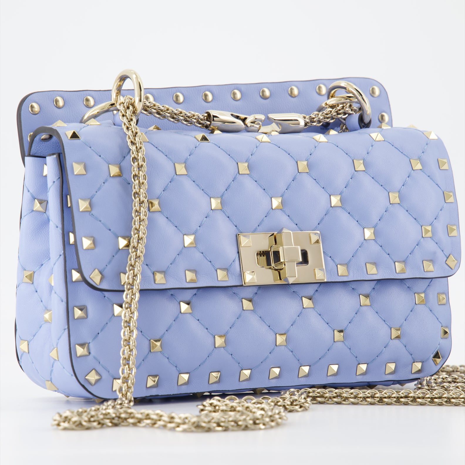 Borse a tracolla Sac Spike Valentino Garavani Blu Femme