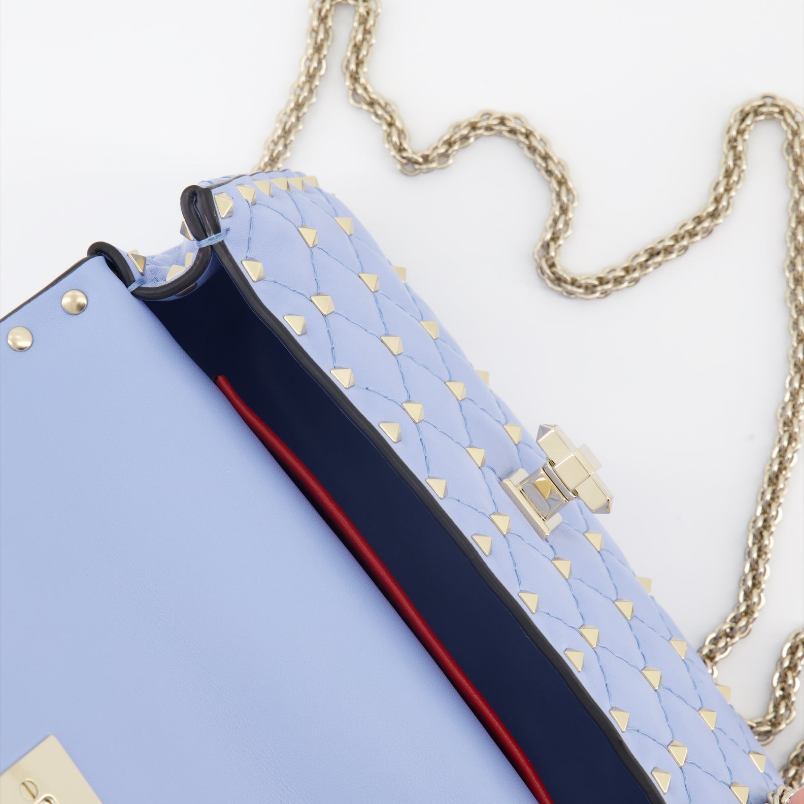 Borse a tracolla Sac Spike Valentino Garavani Blu Femme