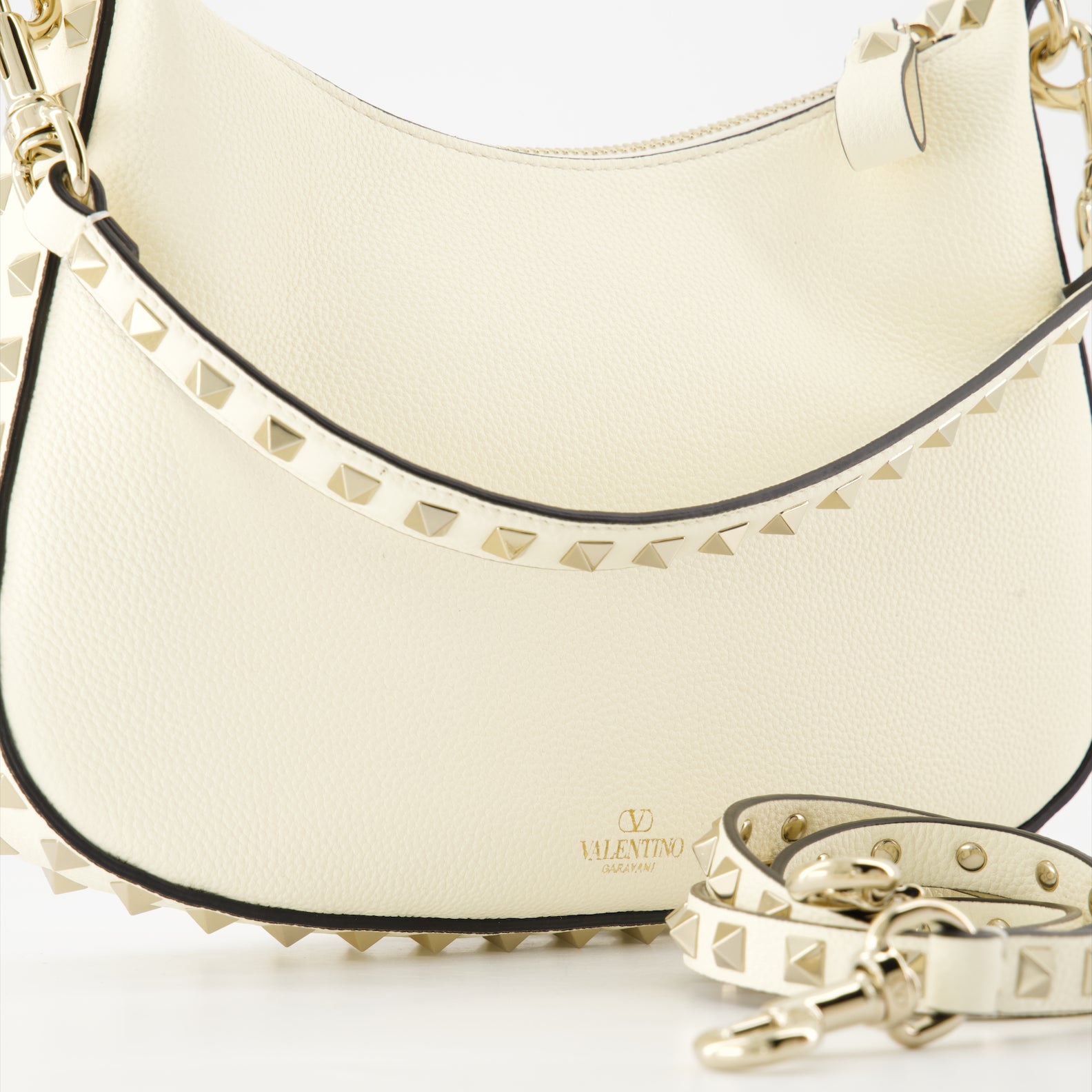 핸드백 및 숄더백 Sac Hobo Valentino Garavani 하얀색 Femme