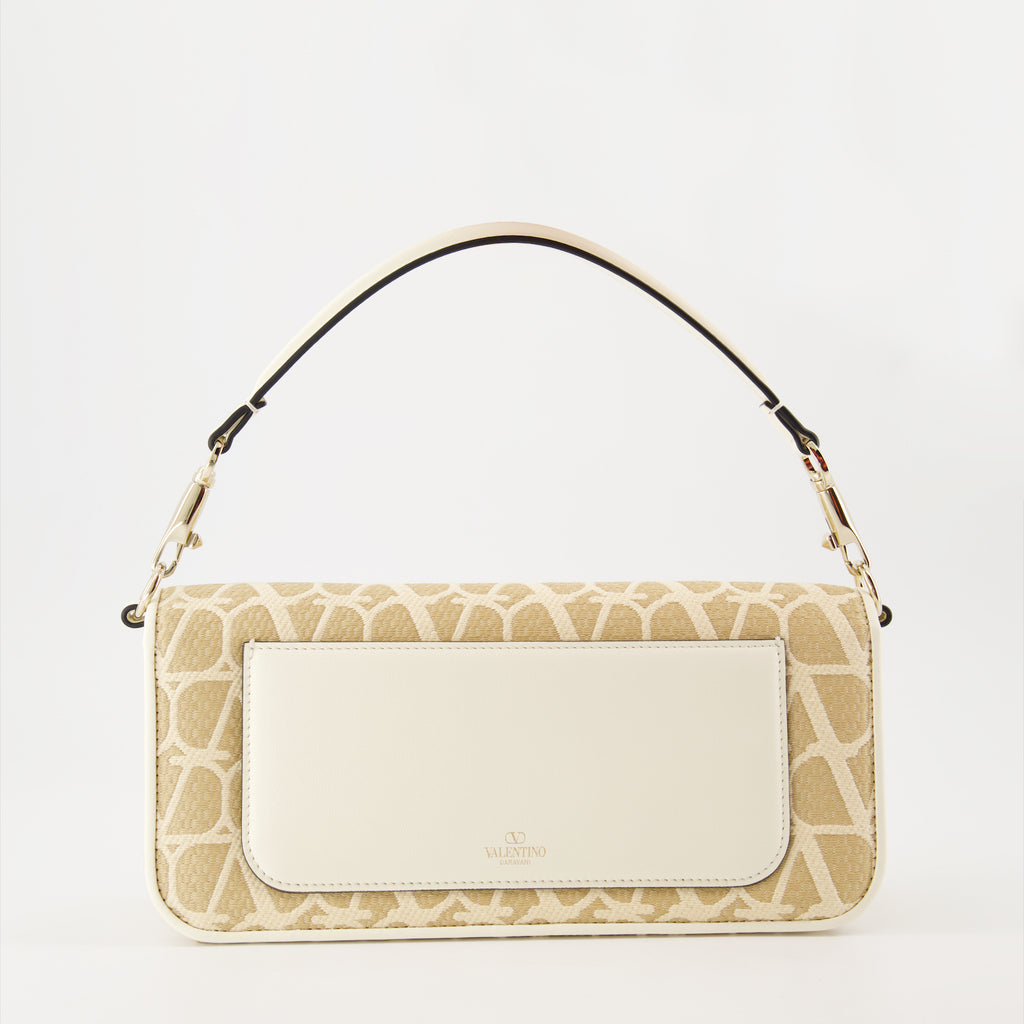 Borse a tracolla Sac Locò Valentino Garavani Beige Femme