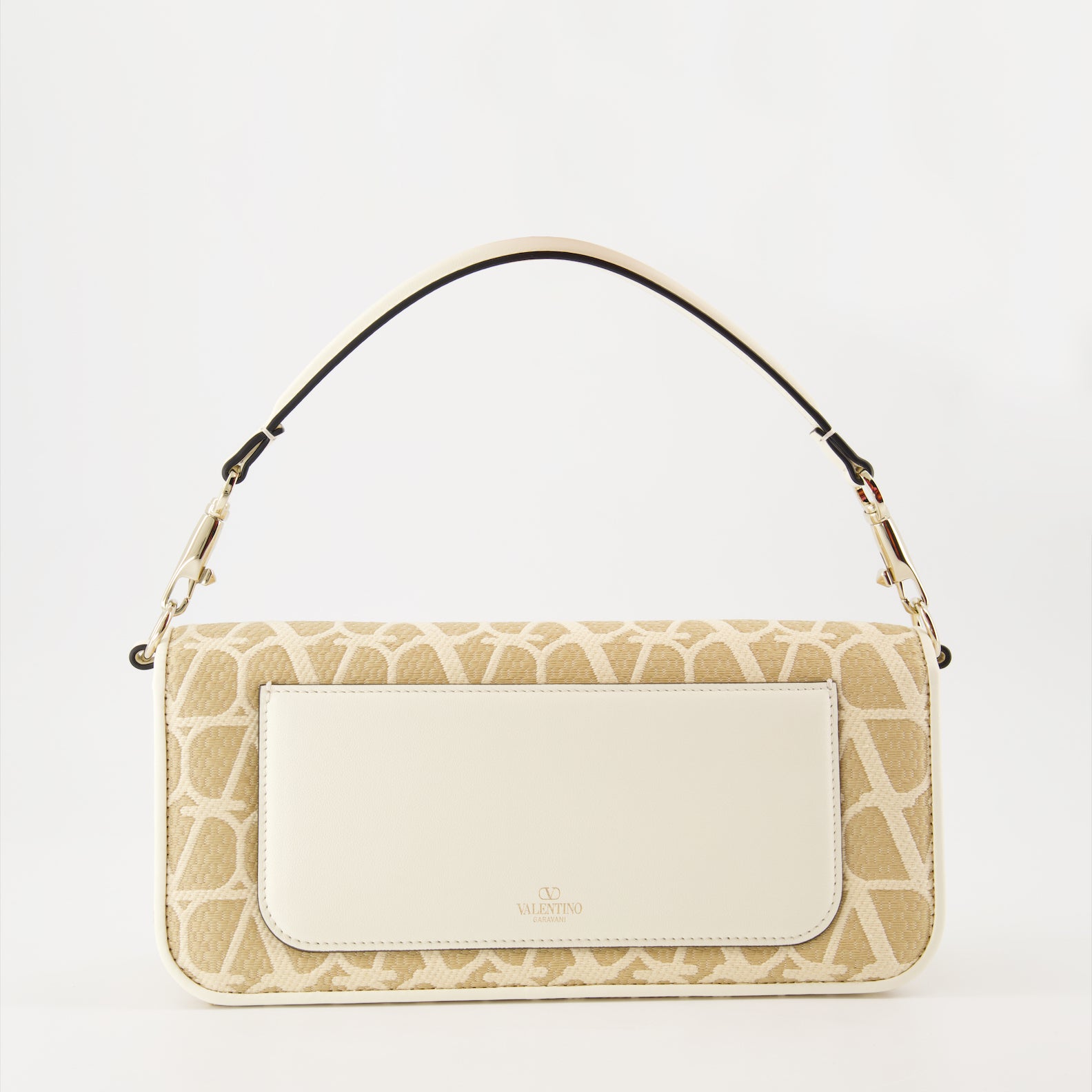 Borse a tracolla Sac Locò Valentino Garavani Beige Femme
