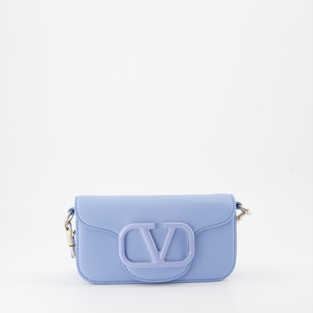 Crossbody bags Locò leather bag Valentino Garavani Blue women