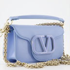 Crossbody bags Locò leather bag Valentino Garavani Blue women