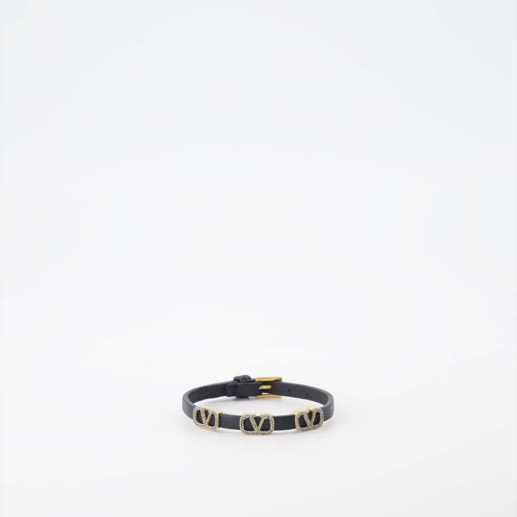 Joias Bracelet VLogo Valentino Garavani Preto Femme