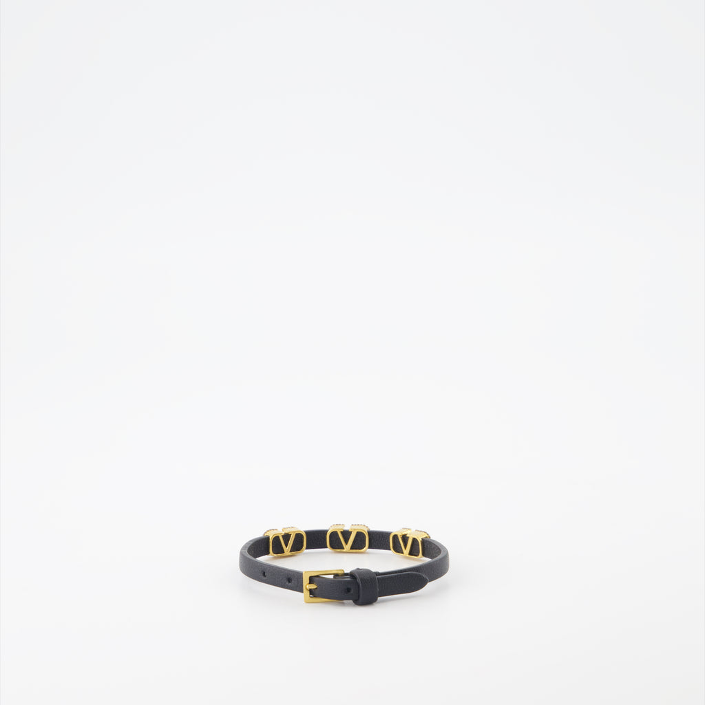 Joias Bracelet VLogo Valentino Garavani Preto Femme