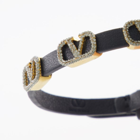 Joias Bracelet VLogo Valentino Garavani Preto Femme
