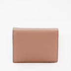 Kleine lederwaren Portefeuille VLogo Valentino Garavani Beige Femme