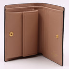 Kleine lederwaren Portefeuille VLogo Valentino Garavani Beige Femme