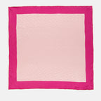 Lenços e luvas Carré de soie réversible Valentino Garavani Rosa Femme