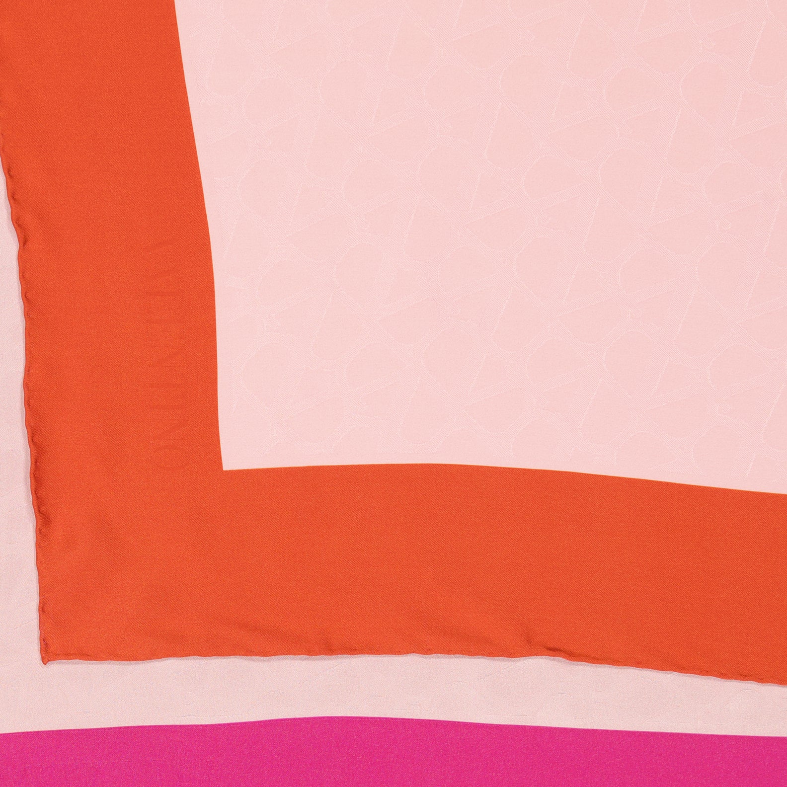 Lenços e luvas Carré de soie réversible Valentino Garavani Rosa Femme