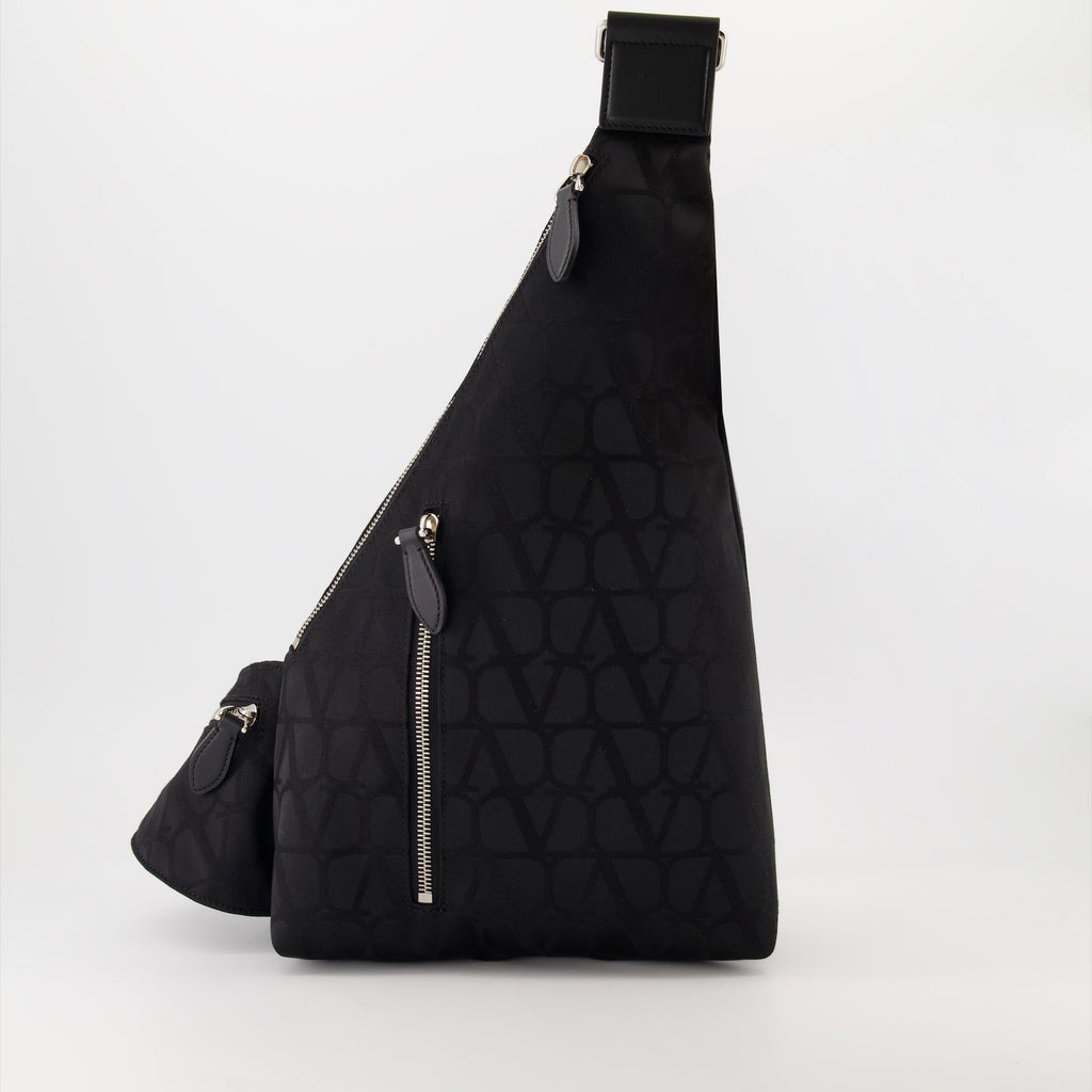 Backpacks VLogo monogram bag Valentino Garavani Black Man