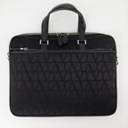 Sacs cabas Porte-documents monogrammé VLogo Valentino Garavani Noir Unisexe