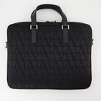 Sacs cabas Porte-documents monogrammé VLogo Valentino Garavani Noir Unisexe