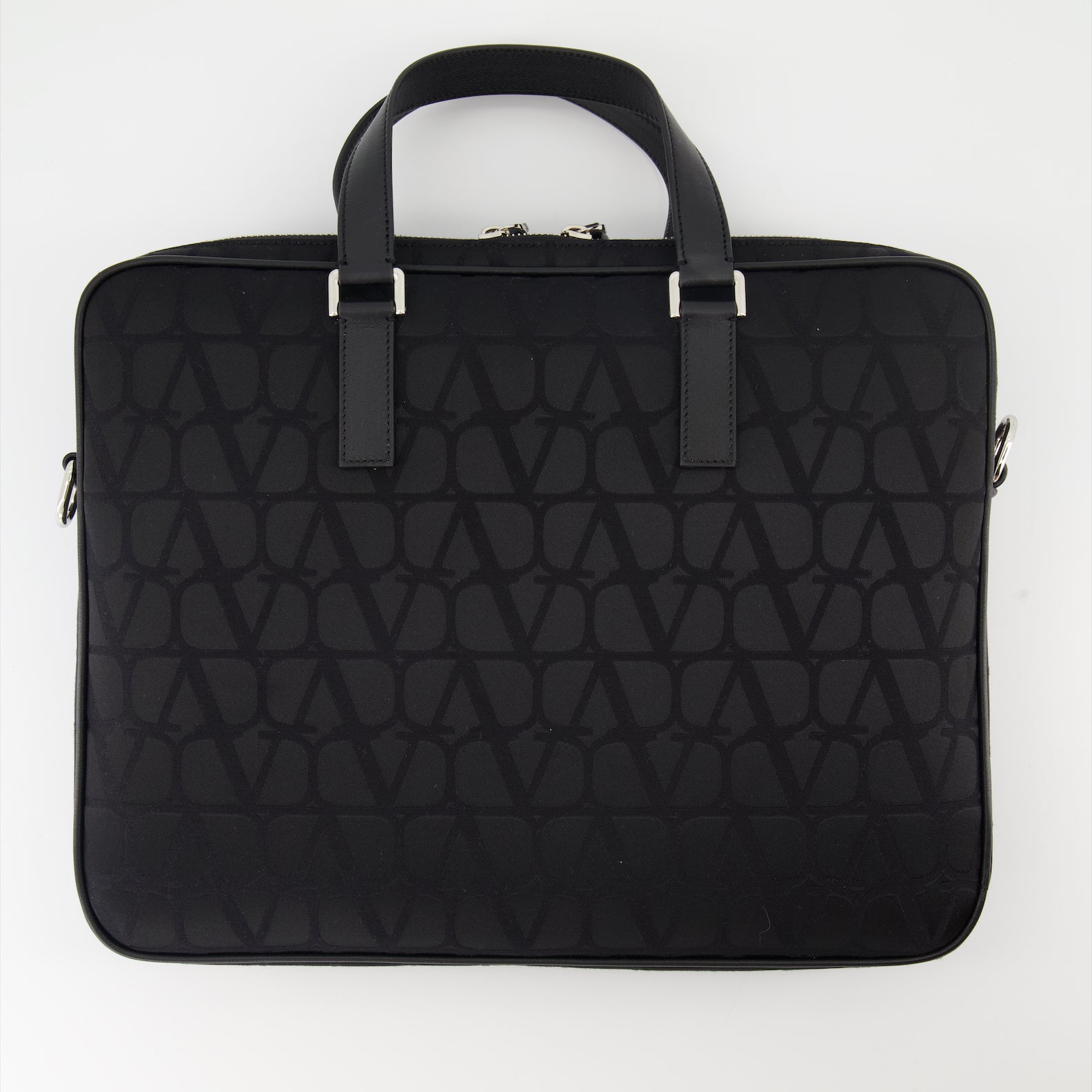 Sacs cabas Porte-documents monogrammé VLogo Valentino Garavani Noir Unisexe