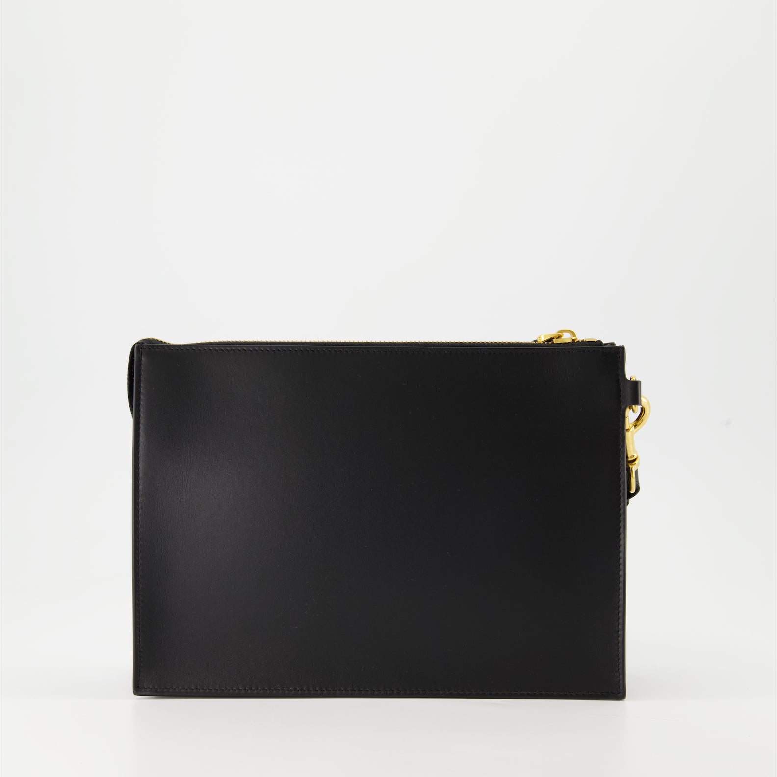 Pouches Pochette en cuir Valentino Garavani Black Homme