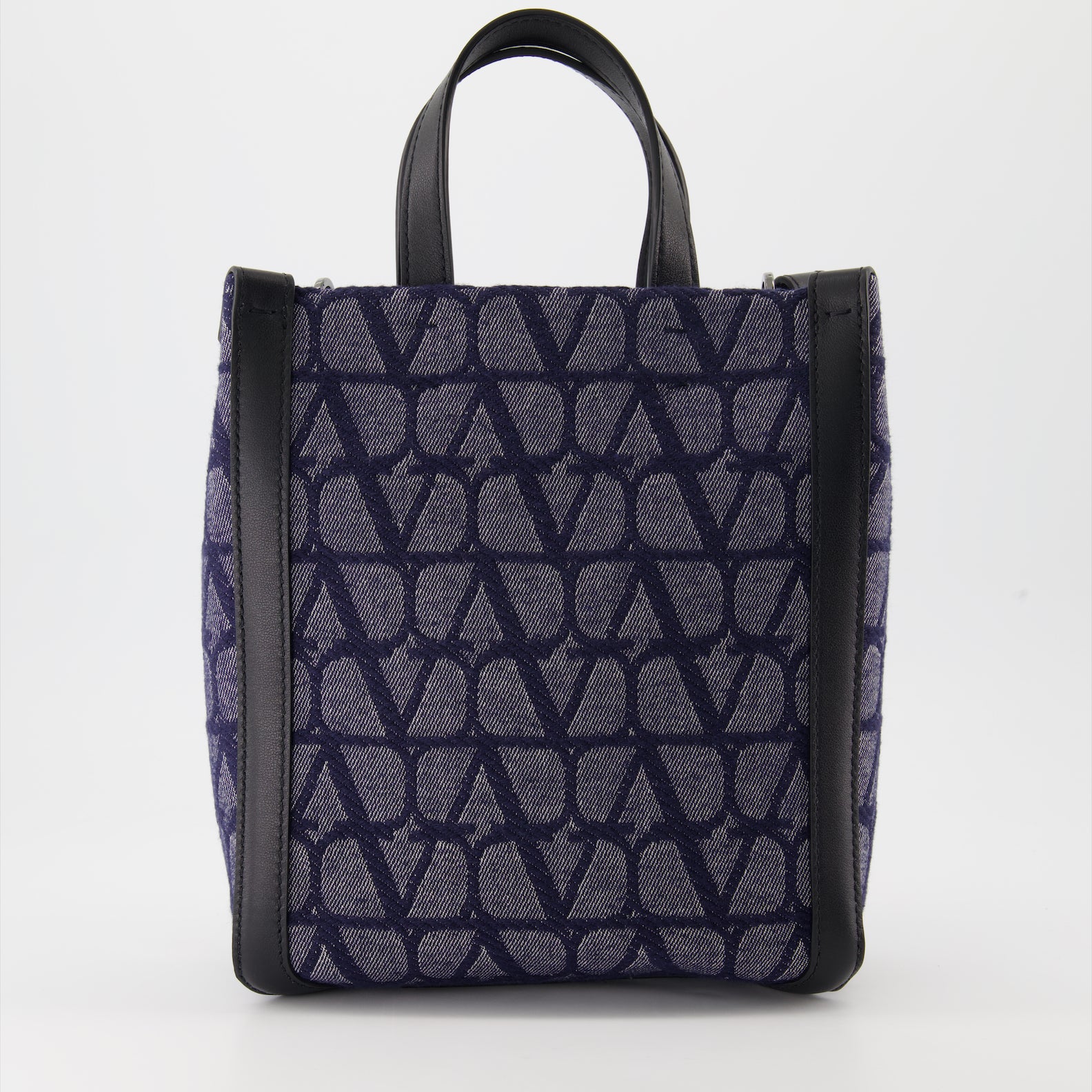 Tote bags Iconographic canvas bag Valentino Garavani Blue Man