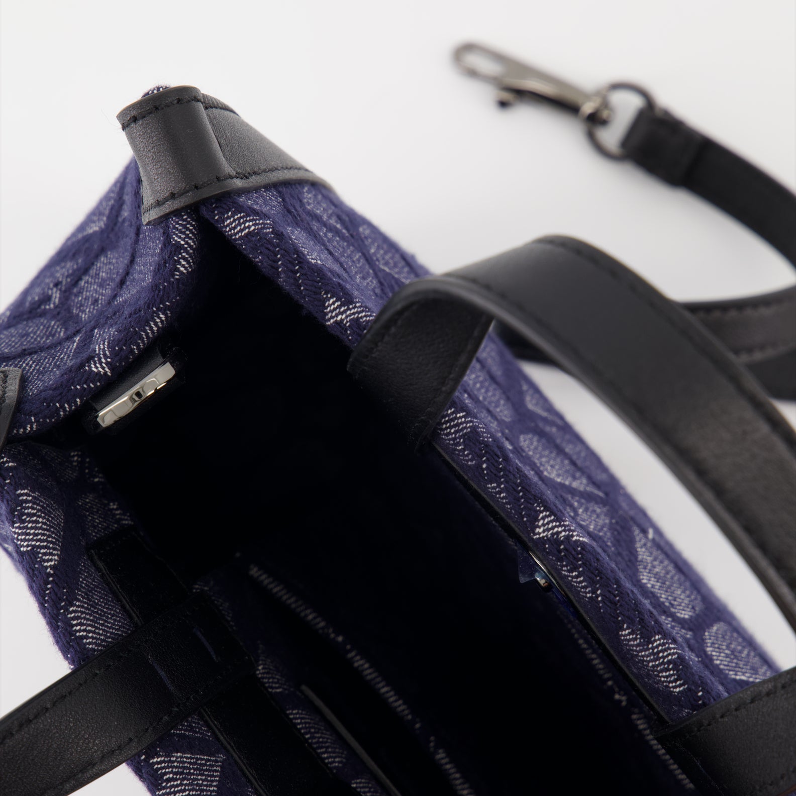 Tote bags Iconographic canvas bag Valentino Garavani Blue Man