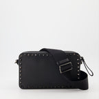 Umhängetaschen Sac bandoulière Rockstud Valentino Garavani Schwarz Homme