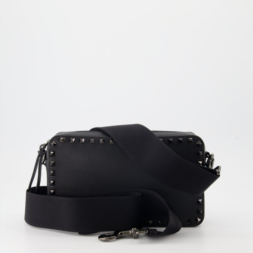 Umhängetaschen Sac bandoulière Rockstud Valentino Garavani Schwarz Homme