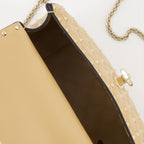 ハンドバッグ・ショルダーバッグ レザースパイクバッグ Valentino Garavani ベージュ 女性