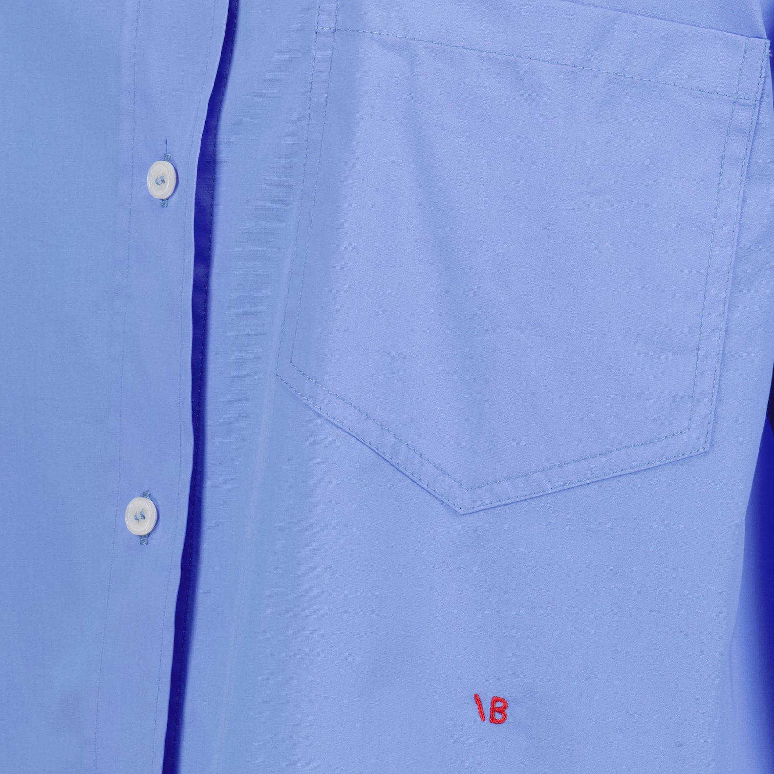 Hemden Chemise crop Victoria Beckham Blau Femme