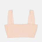 Tops Bandeau en viscose Victoria Beckham Rosa Femme