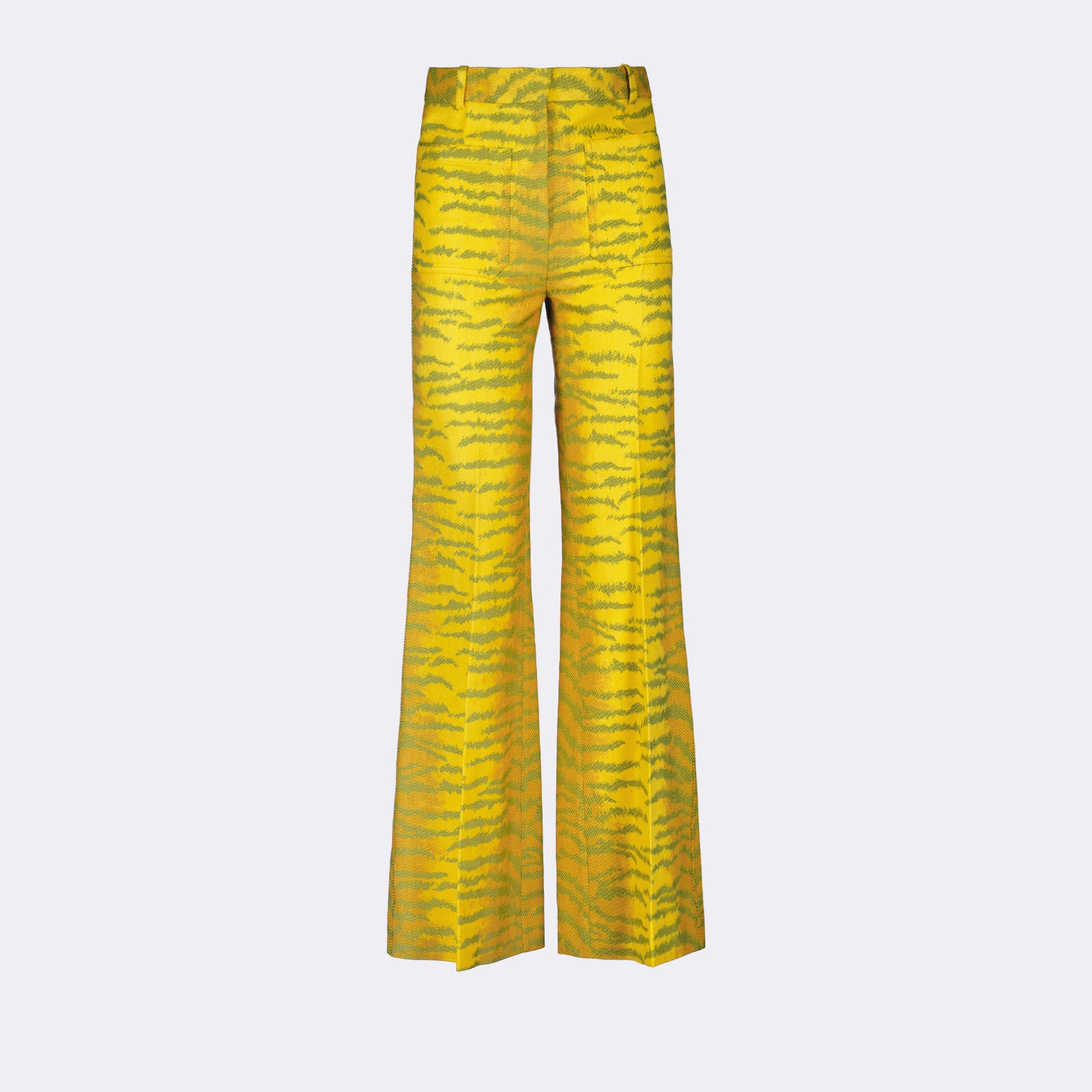 Yellow tiger print Alina pants