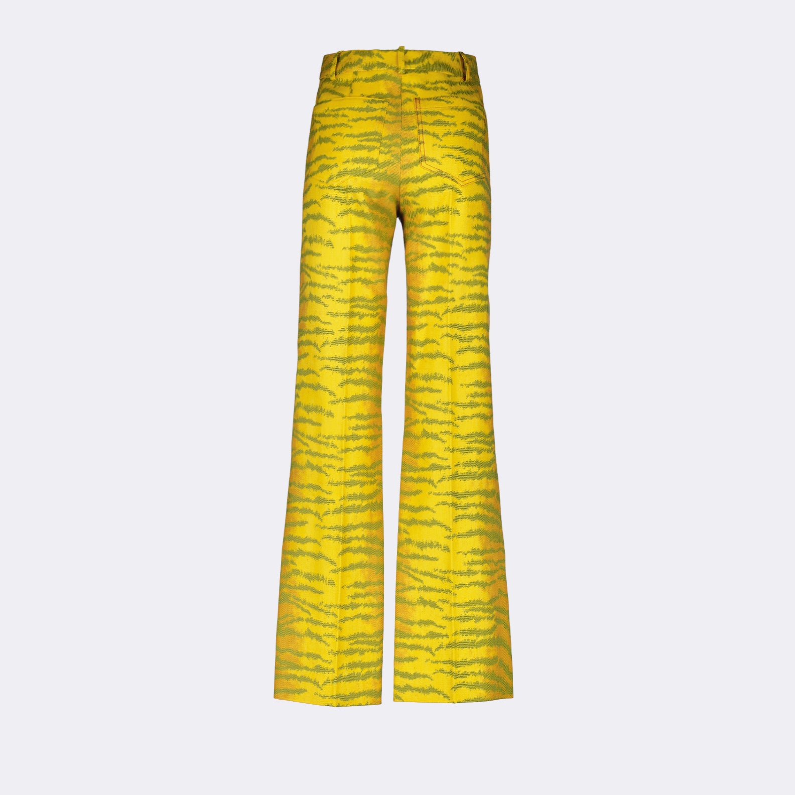 Pants Yellow tiger print Alina pants Victoria Beckham Yellow Women
