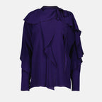 Tops Romantic Blouse Victoria Beckham Purple Women
