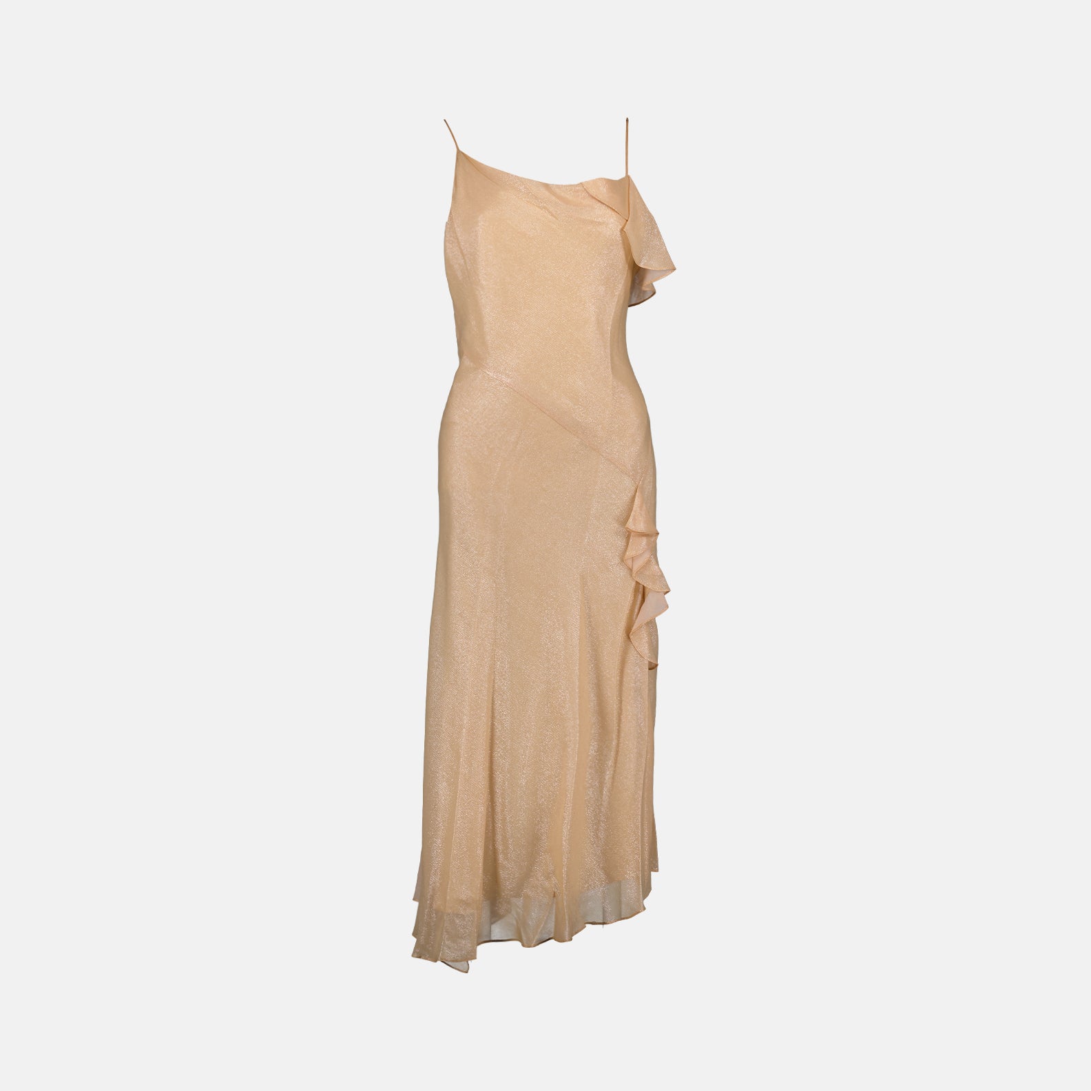 Lurex slip dress