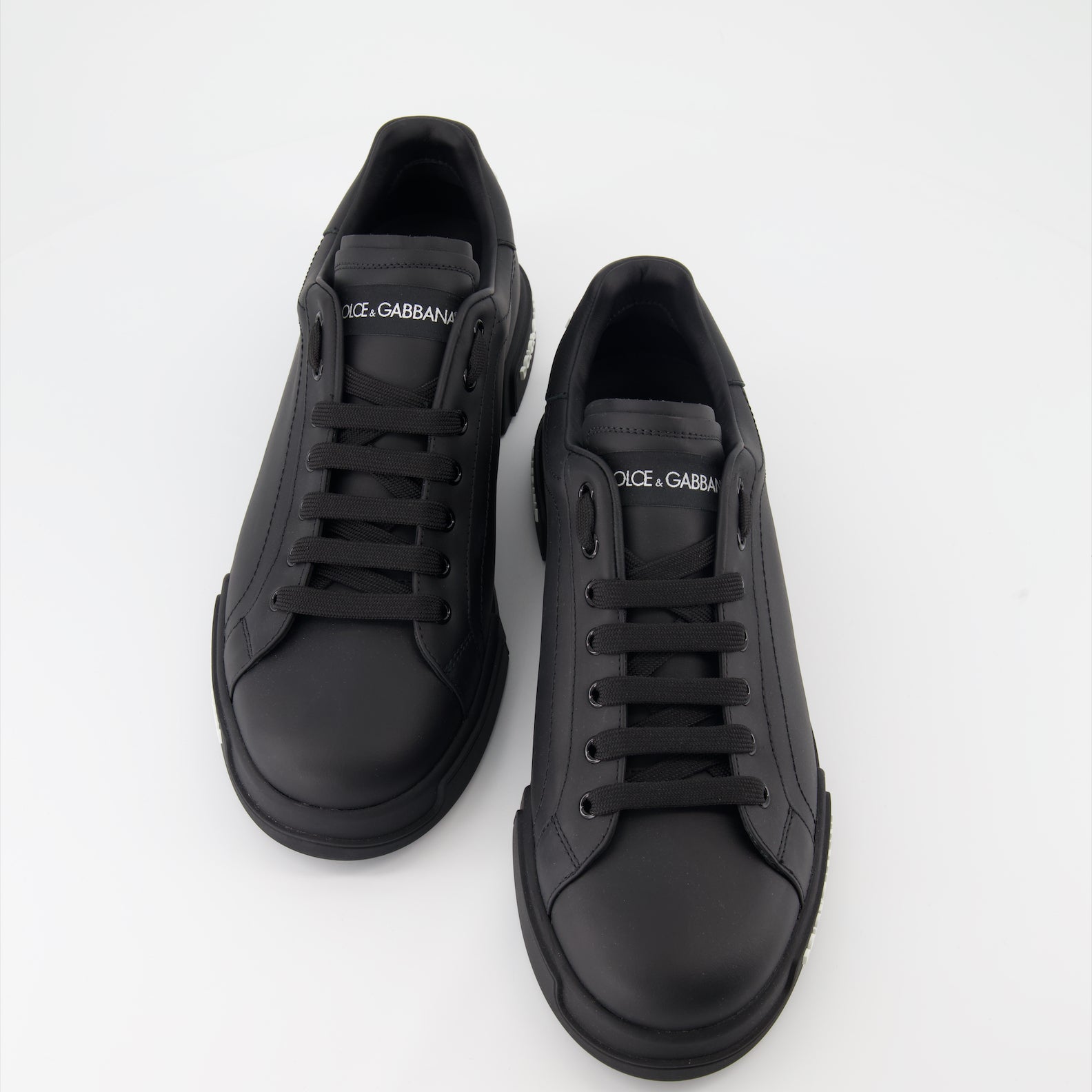 Baskets Baskets Portofino Dolce & Gabbana Noir Homme