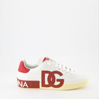 Sneaker Baskets Portofino DG Dolce & Gabbana Blanco Homme