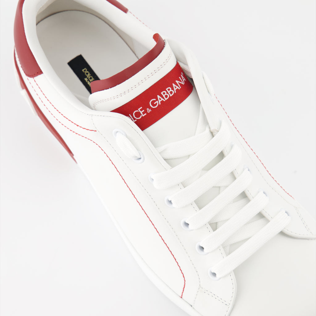 Sneaker Baskets Portofino Dolce & Gabbana Rojo Homme