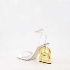 Scarpe aperte Sandales 3.5 Dolce & Gabbana Bianco Femme