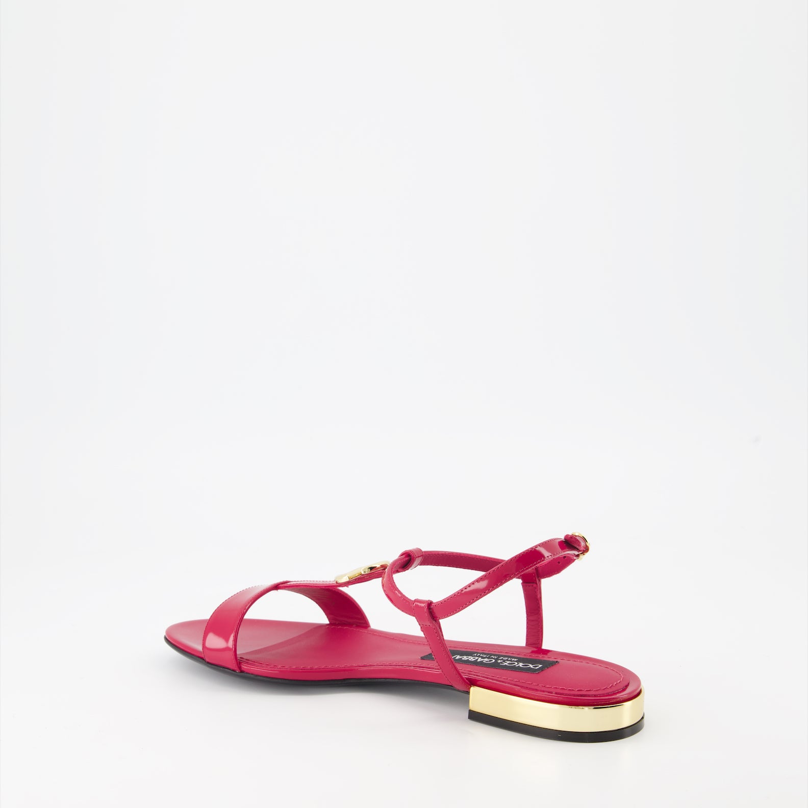 Zapatos abiertos Sandales DG en cuir Dolce & Gabbana Rosa Femme