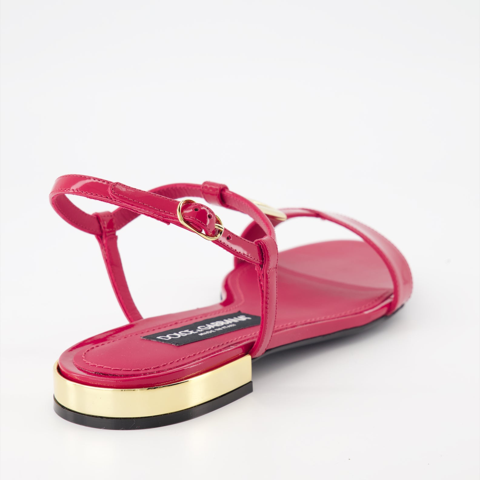 Zapatos abiertos Sandales DG en cuir Dolce & Gabbana Rosa Femme