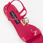 Sapatos abertos Sandales DG en cuir Dolce & Gabbana Rosa Femme
