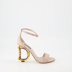 오픈 슈즈 Sandales à talon DG Baroque Dolce & Gabbana 베이지 Femme